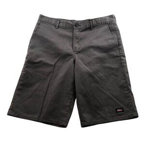Dickies Mens Work Shorts Size 35W Chino Flaat Front Workwear Gray Classic Casual